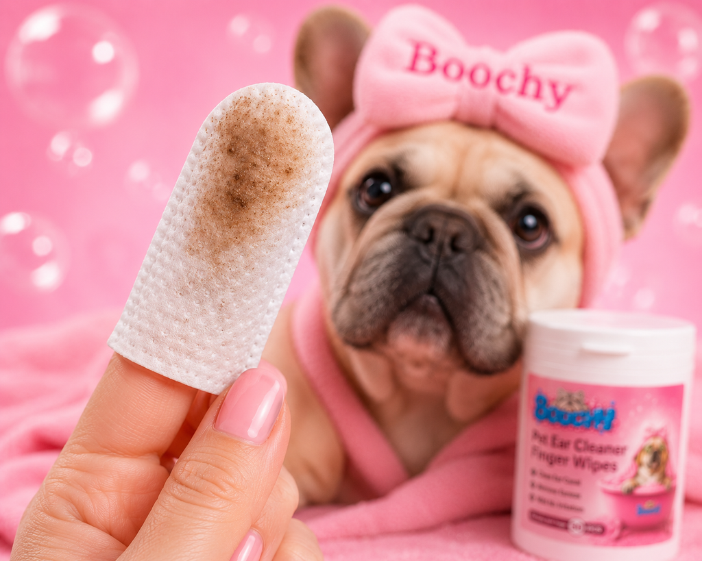 Boochy Ear & Wax Finger Wipes™