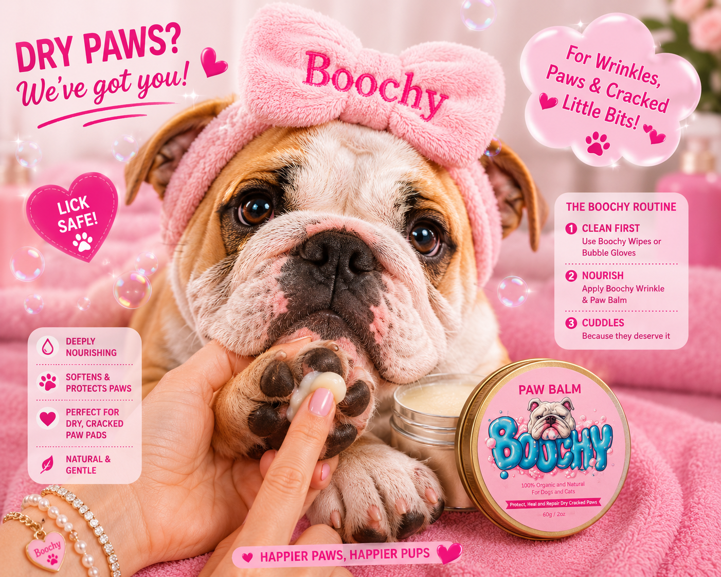 Boochy Wrinkle & Paw Balm