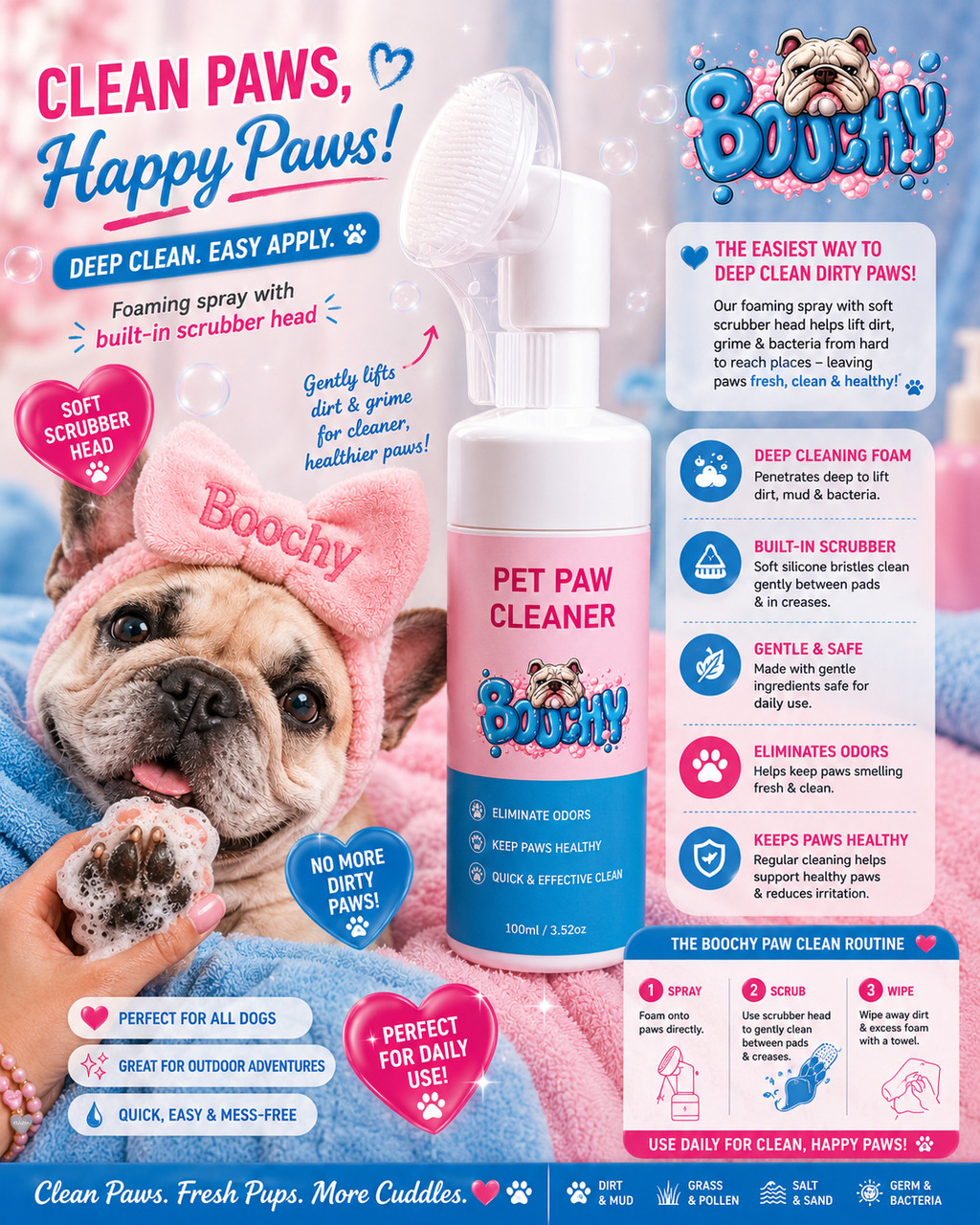 Boochy Paw Cleaning Foam